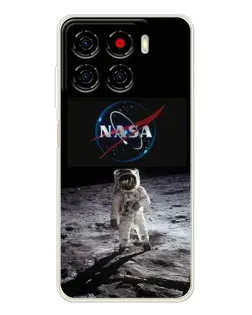 Чохол для ZTE Blade A56 з картинкою «Астронавт на Місяці»