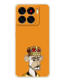 Чехол для ZTE Blade A56 с картинкой «Золотая обезьяна Bored Ape»