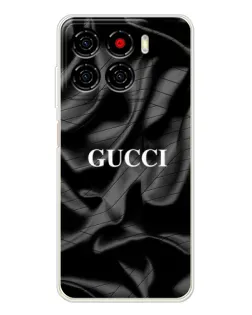 Чехол для ZTE Blade A56 с картинкой «Gucci — шелковые волны»