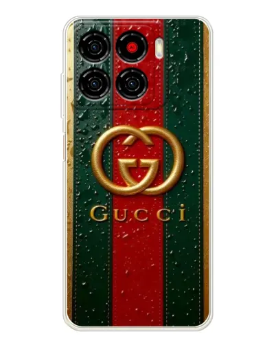 Чехол для ZTE Blade A56 с картинкой «Gucci — фирменная полоса и золото» Чехол для ZTE Blade A56 с картинкой «Gucci — фирменная полоса и золото»