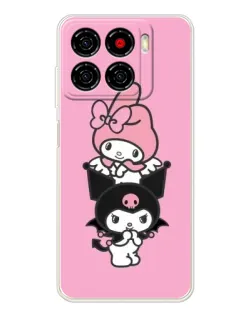 Чехол для ZTE Blade A56 с картинкой «My Melody и Kuromi»