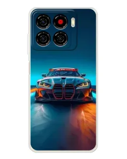 Чохол для ZTE Blade A56 з картинкою «BMW — вогні неону» Чохол для ZTE Blade A56 з картинкою «BMW — вогні неону»