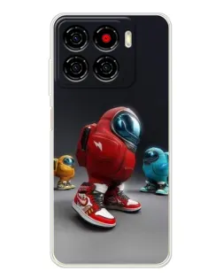 Чехол для ZTE Blade A56 с картинкой «Among Us — 3D стиль» Чехол для ZTE Blade A56 с картинкой «Among Us — 3D стиль»
