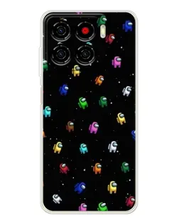 Чехол для ZTE Blade A56 с картинкой «Экипаж Among Us» Чехол для ZTE Blade A56 с картинкой «Экипаж Among Us»