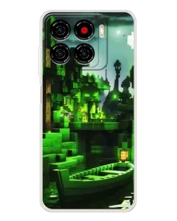 Чехол для ZTE Blade A56 с картинкой «Minecraft лесной пейзаж» Чехол для ZTE Blade A56 с картинкой «Minecraft лесной пейзаж»