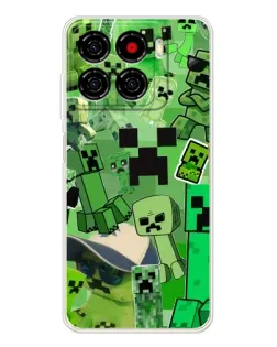 Чехол для ZTE Blade A56 с картинкой «Криперы Minecraft» Чехол для ZTE Blade A56 с картинкой «Криперы Minecraft»