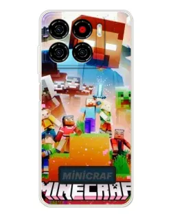 Чехол для ZTE Blade A56 с картинкой «Minecraft герои игры» Чехол для ZTE Blade A56 с картинкой «Minecraft герои игры»