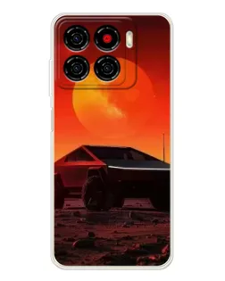 Чохол для ZTE Blade A56 з картинкою «Cybertruck на Марсі»
