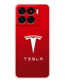 Чохол для ZTE Blade A56 з картинкою «Tesla Red Classic»