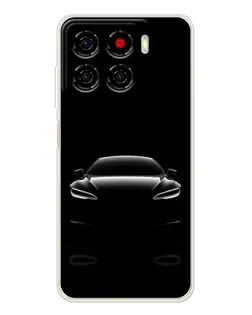 Чохол для ZTE Blade A56 з картинкою «Силует Tesla Night»