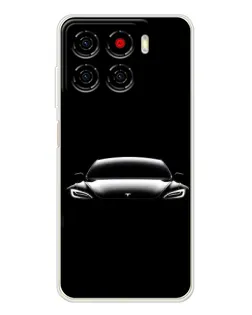 Чохол для ZTE Blade A56 з картинкою «Фари Tesla Night»