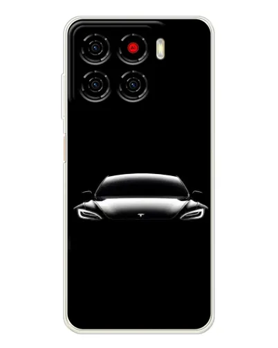 Чехол для ZTE Blade A56 с картинкой «Фары Tesla Night»