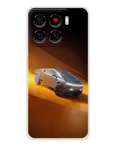 Чехол для ZTE Blade A56 с картинкой «Cybertruck в пустыне»