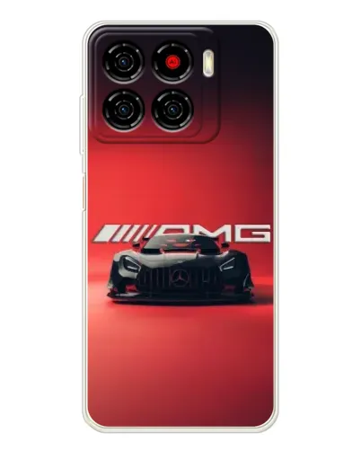 Чехол для ZTE Blade A56 с картинкой «Mercedes AMG — красная линия»