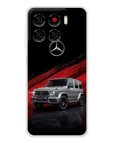 Чехол для ZTE Blade A56 с картинкой «Mercedes G-Class красный»