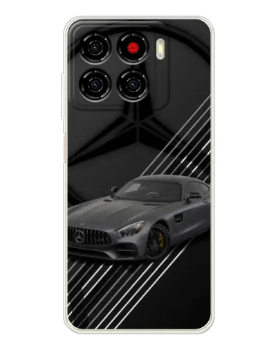 Чехол для ZTE Blade A56 с картинкой «Mercedes AMG — графика»