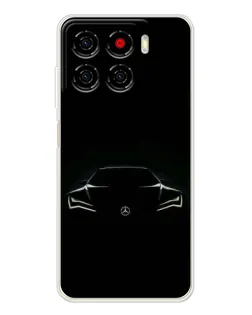 Чехол для ZTE Blade A56 с картинкой «Mercedes — силуэт авто» Чехол для ZTE Blade A56 с картинкой «Mercedes — силуэт авто»