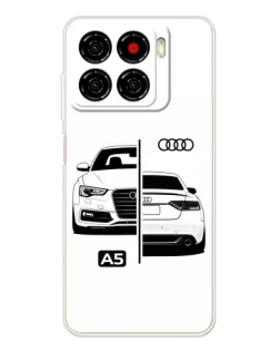 Чехол для ZTE Blade A56 с картинкой «Audi — контрастный дизайн» Чехол для ZTE Blade A56 с картинкой «Audi — контрастный дизайн»