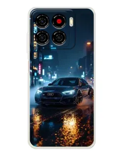 Чехол для ZTE Blade A56 с картинкой «Ночной город и Audi» Чехол для ZTE Blade A56 с картинкой «Ночной город и Audi»