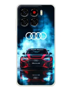 Чехол для ZTE Blade A56 с картинкой «Audi Sport — неон» Чехол для ZTE Blade A56 с картинкой «Audi Sport — неон»