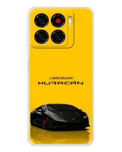 Чохол для ZTE Blade A56 з картинкою «Lamborghini Huracan чорний»