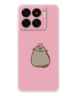 Чехол для ZTE Blade A56 с картинкой «Pusheen сердце» Чехол для ZTE Blade A56 с картинкой «Pusheen сердце»