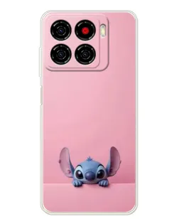 Чехол для ZTE Blade A56 с картинкой «Stitch выглядывает»