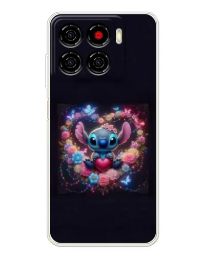 Чехол для ZTE Blade A56 с картинкой «Stitch в цветах» Чехол для ZTE Blade A56 с картинкой «Stitch в цветах»