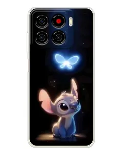 Чехол для ZTE Blade A56 с картинкой «Сияющий Стич»