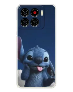Чехол для ZTE Blade A56 с картинкой «Стич в облаках»