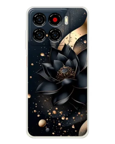 Чехол для ZTE Blade A56 с картинкой «Черный лотос» Чехол для ZTE Blade A56 с картинкой «Черный лотос»