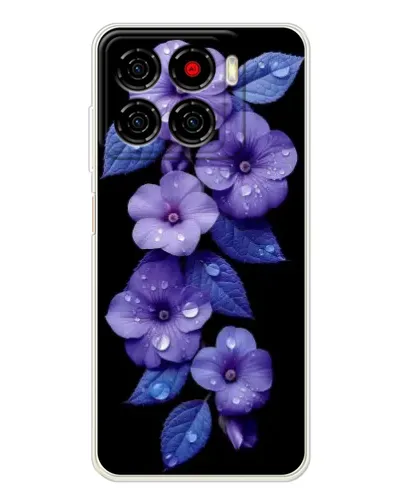 Чехол для ZTE Blade A56 с картинкой «Фиолетовые цветы с росою» Чехол для ZTE Blade A56 с картинкой «Фиолетовые цветы с росою»