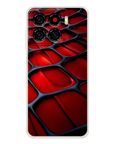 Чехол для ZTE Blade A56 с картинкой «Красная глянцевая сетка» Чехол для ZTE Blade A56 с картинкой «Красная глянцевая сетка»