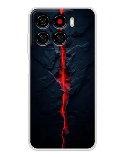 Чехол для ZTE Blade A56 с картинкой «Kрасная лавовая трещина» Чехол для ZTE Blade A56 с картинкой «Kрасная лавовая трещина»