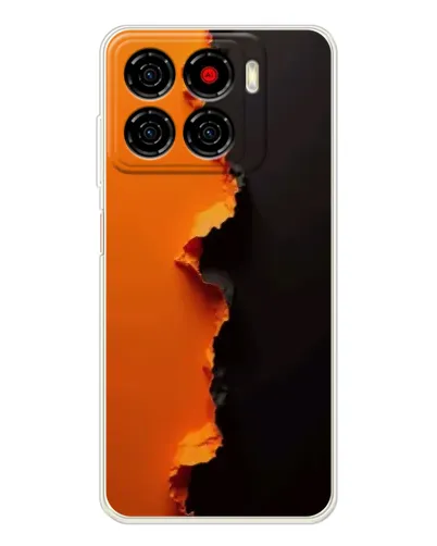 Чехол для ZTE Blade A56 с картинкой «Оранжевый разлом» Чехол для ZTE Blade A56 с картинкой «Оранжевый разлом»