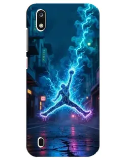 Чехол для ZTE Blade A7 (2019) с картинкой «Jordan Gold Jumpman»