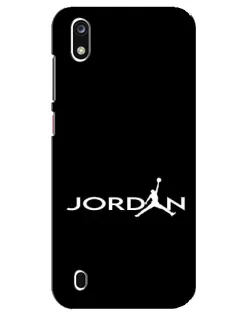 Чехол для ZTE Blade A7 (2019) с картинкой «Jordan White Logo»