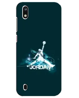 Чехол для ZTE Blade A7 (2019) с картинкой «Jordan Blue Fire»