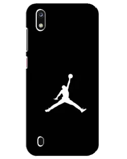 Чехол для ZTE Blade A7 (2019) с картинкой «Jordan Silhouette»