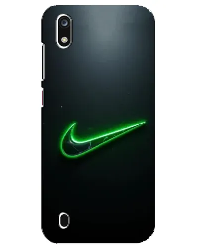 Чехол для ZTE Blade A7 (2019) с картинкой «Неоновый контур Nike»