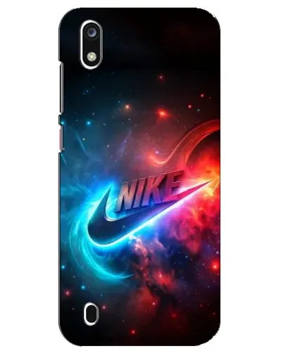 Чехол для ZTE Blade A7 (2019) с картинкой «Огненный логотип Nike»