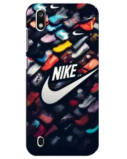Чехол для ZTE Blade A7 (2019) с картинкой «Коллекция кроссовок Nike»