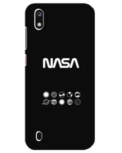 Чехол для ZTE Blade A7 (2019) с картинкой «NASA — технический принт» Чехол для ZTE Blade A7 (2019) с картинкой «NASA — технический принт»