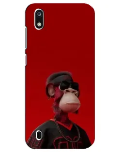 Чехол для ZTE Blade A7 (2019) с картинкой «Bored Ape в красном» Чехол для ZTE Blade A7 (2019) с картинкой «Bored Ape в красном»
