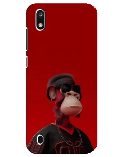 Чехол для ZTE Blade A7 (2019) с картинкой «Bored Ape в красном» Чехол для ZTE Blade A7 (2019) с картинкой «Bored Ape в красном»