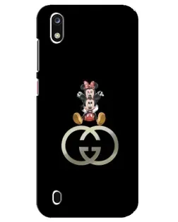Чехол для ZTE Blade A7 (2019) с картинкой «Минни Маус на лого»