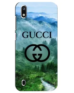 Чехол для ZTE Blade A7 (2019) с картинкой «Gucci — горный пейзаж»