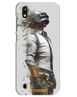 Чехол для ZTE Blade A7 (2019) с картинкой «PUBG — боец в пыли»