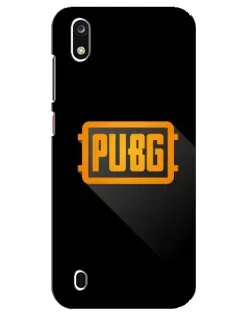 Чехол для ZTE Blade A7 (2019) с картинкой «PUBG — рамка лого»