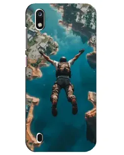 Чехол для ZTE Blade A7 (2019) с картинкой «PUBG — свободное падение»